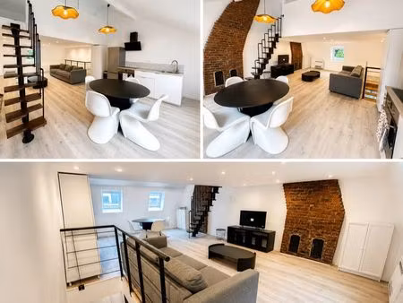 appartement duplex t3 meublé 80 m² – 2 chambres – valenciennes