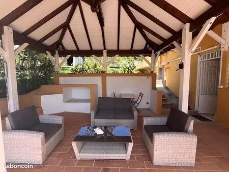 grand studio meublé 57m2 avec son carbet et jardin dampierre avant leclerc pliane