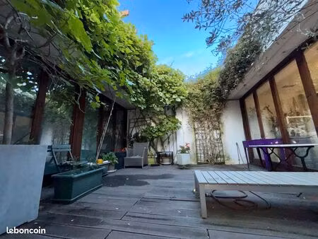 maison appartement d'architecte de 108m² dans quartier calme à rosny sous bois