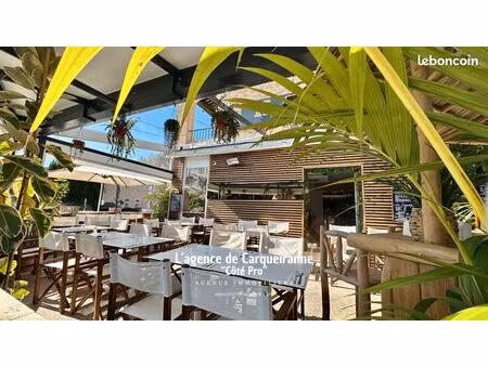 brasserie  fonds de commerce  pizzeria  restaurant 130 m² carqueiranne