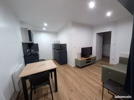 meublé neuf - quartier de l'hôtel de ville - 30m2 - rdc - t2 entièrement neuf - 600 cc