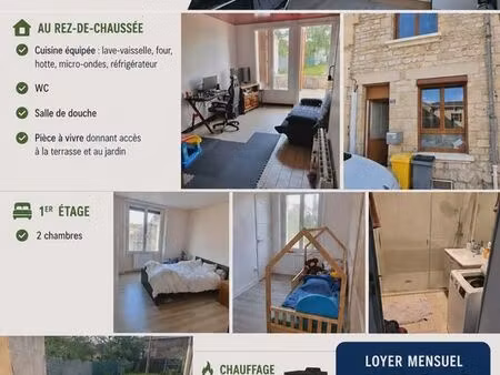 maison 2 chambre beaumont en argonne