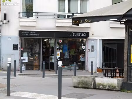 bijouterie  décoration  fleuriste  mobilier 60 m² montreuil