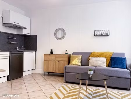 appartement 25 m²  rénové et meublé à neuf
