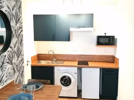 studio 22m2 rénové accés jardin