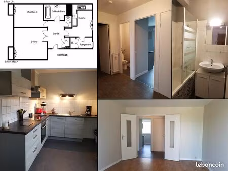 appartement 2 pièces 51 m² (bld tour d'auvergne)