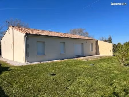 maison de plein pied secteur clam proche de jonzac