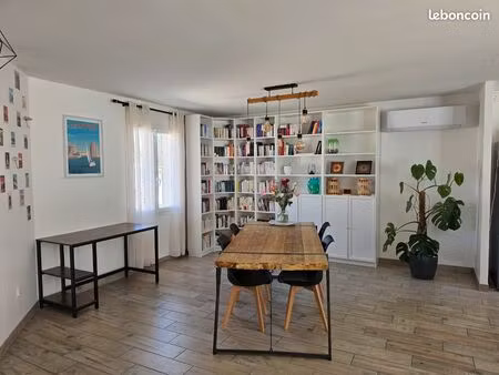 maison rénovée en 2023 – plain-pied 3 chambres – jardin 600 m² + piscine hors sol