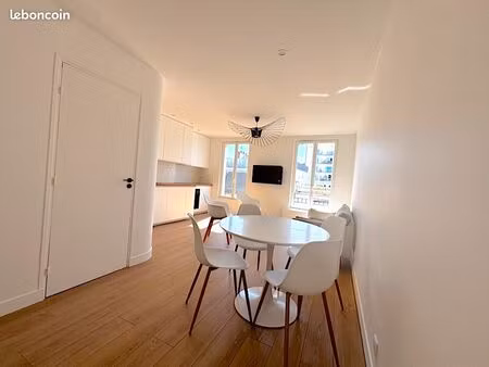 neuilly-sur-seine  central  superbe appartement meublé t2 refait à neuf à louer