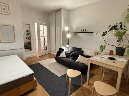 studio meublé avec jardin