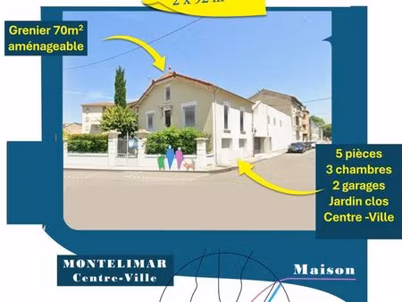 pour amenager proche ville en toute serenite. 3 chambres. des pièces pour tous. maison agr