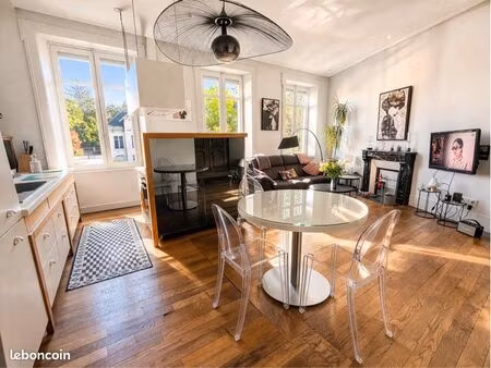 appartement t2 de caractère rénové – 64 m² – quartier chaprais besançon - cachet de l’anci