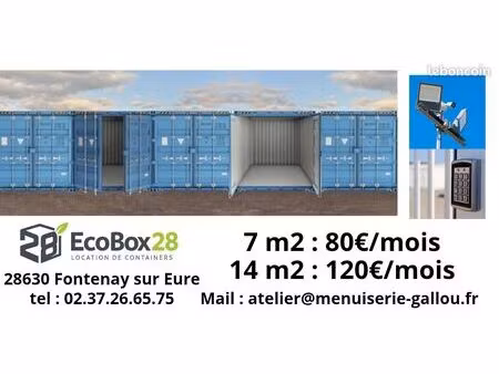 box de stockage 7m²