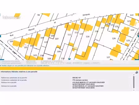 terrain 779 m² fontenay sous bois