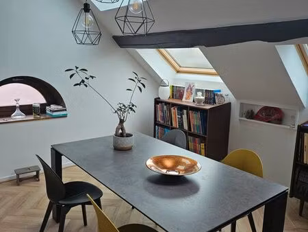 superbe appartement meublé duplex de 114m2 dans le haut de la rue des cras totalement réno