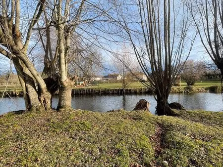 terrain de loisirs ~4 000 m² clôturé  en bord du loir – saint-denis-les-ponts (28)