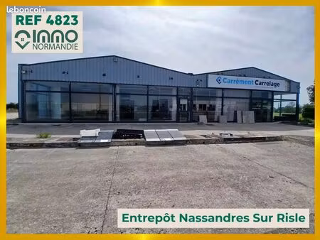 entrepôt 500 m² nassandres