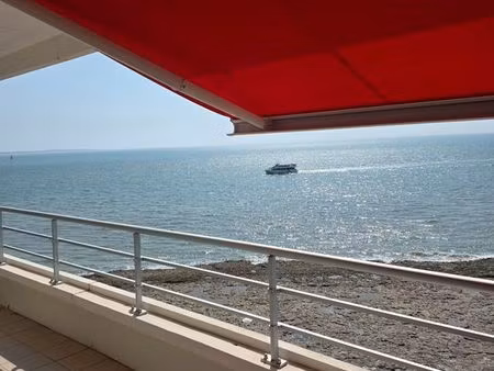 appartement t2 royan pontaillac première ligne / vue océan / cordouan