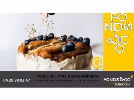 fonds de commerce pâtisserie 180 m²