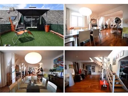 appartement d'exception 310m2 (237m2 carrez) - penthouse / attique en duplex avec terrasse