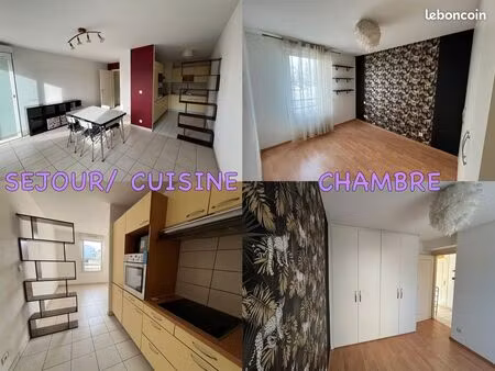 vends appartement pont phario – 2 pièces – jardin  cave  garage