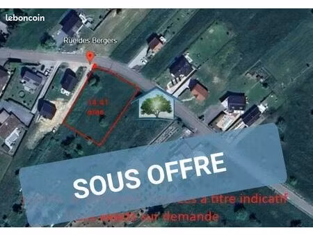 terrain 1441 m² thal-marmoutier