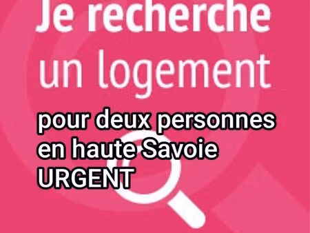 recherche logement urgent haute savoie