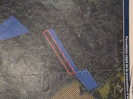 vente terrain à dossard