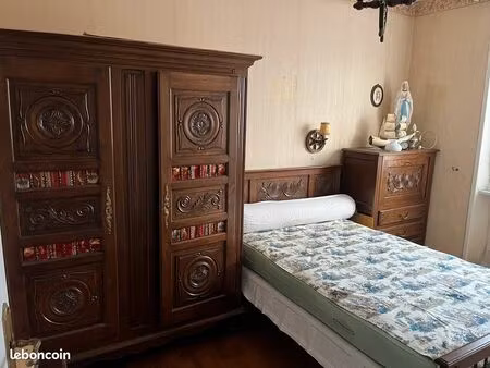 vends maison + terrain constructible