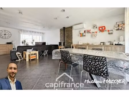 maison plain-pied 2006 – 94 m² – terrain 1092 m² – dpe c – terrasse – ouroux-sur-saône