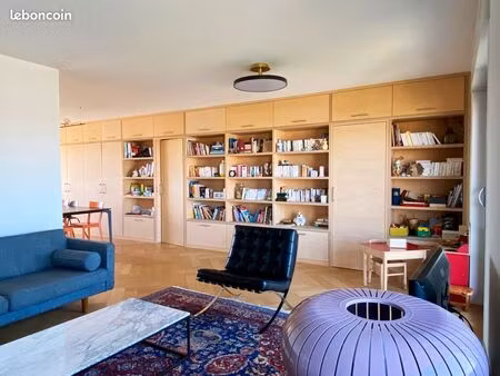 appartement 145m² d’architecte – vue panoramique & calme. rénové 2022  4 ch  cuisine haut 