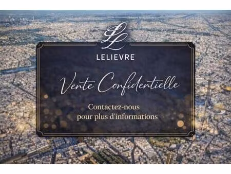vente - appartement 4 pièces 87 m2 paris
