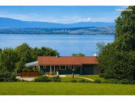 maxilly-sur-léman – propriété rurale avec vue lac et terrain constructible de 1057 m²