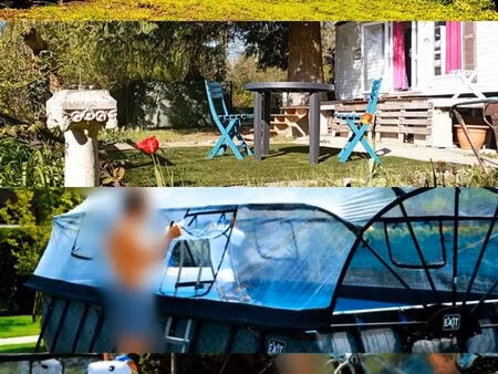 mobil-home 39 m² sur terrain 500 m²