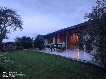 maison plein-pied 100 m² sans vis à vis - 4 pièces - terrain 1000 m² - quartier la catie d