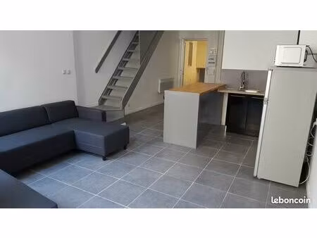 p2 / t2 meublé en duplex proche centre ville
