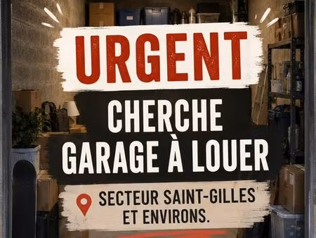 cherche garage ou remise à louer