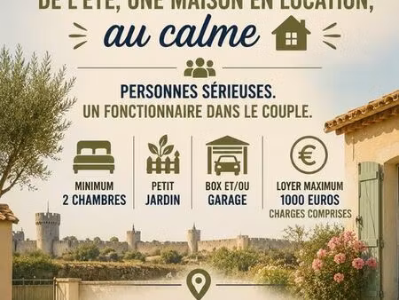 recherche maison en location