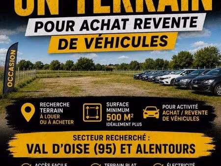 recherche terrain garage