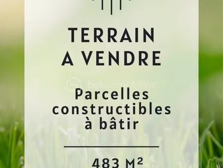terrain 483 m² vaux sur seine