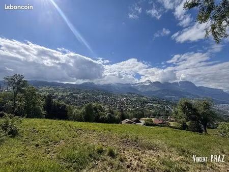 terrain 1000 m² combloux
