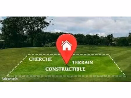 cherche terrain à batir