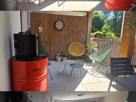 ️ charmant t2 à bassens - garage  cellier & terrasse ️