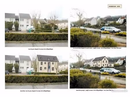 terrain centre ville ville avec permis purge pour 4 appartements proximité gare  bus   com