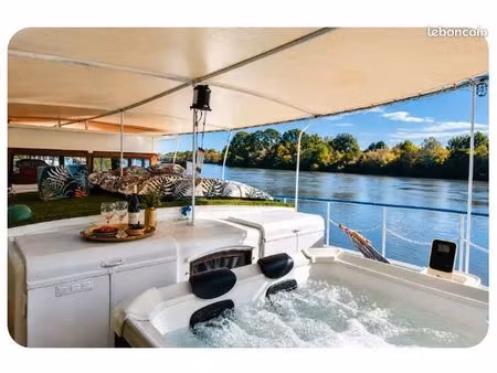 péniche de charme + gites  habitable & navigable – avignon barthelasse– gîte avec excellen