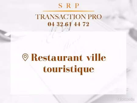 fonds de commerce restaurant l isle sur la sorgue