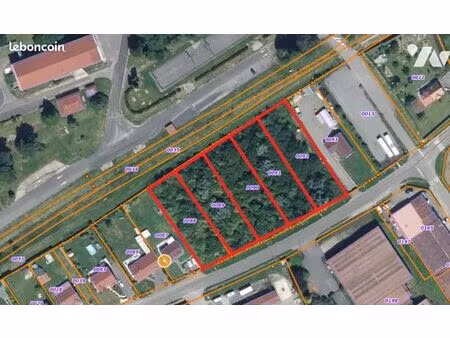 terrain 1264 m² doullens