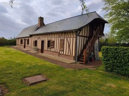 maison normande 83m² - terrain 1232m² - proche aumale
