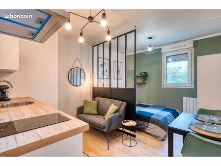 studio meublé entièrement refait à neuf rouen saint-sever