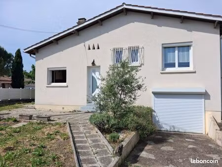 maison 4 pièces  110m2 avec grand garage et raccordement fibre